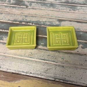 Green Ceramic Trinket Dishes Claire Lerner